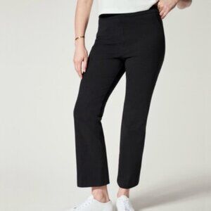 SPANX | Cropped Kick Flare Black Pants M
